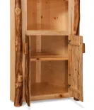 Fireside Rustic Small Corner Cabinet