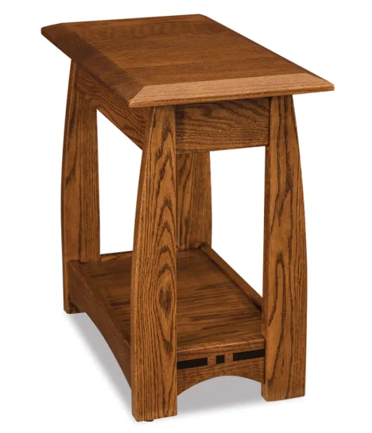 Boulder Creek Open Chair Side End Table - QUICK SHIP