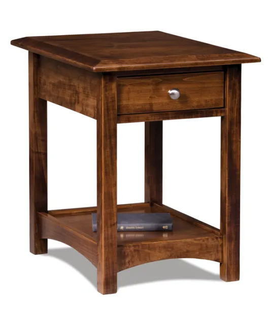 Finland Open End Table with Drawer