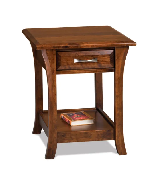 Ensenada Open End Table with Drawer - QUICK SHIP