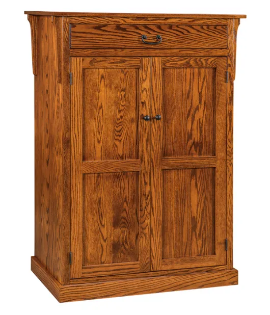 Express Mission Leaf Storage Cabinet  with Drawer