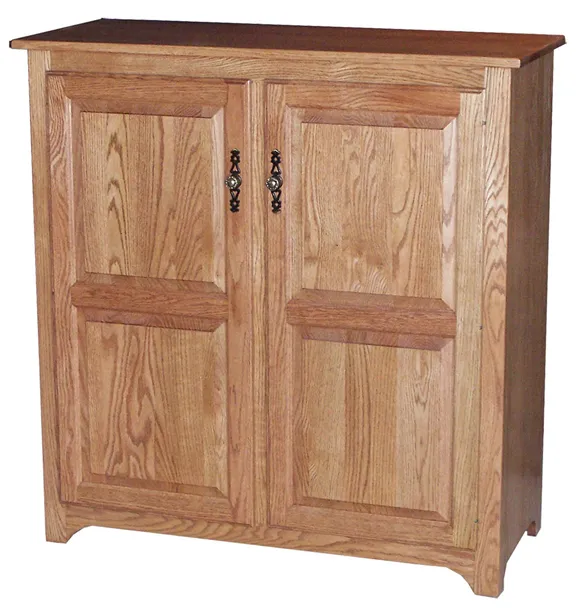 Traditional Raised Panel Doors 43½” Pie Safe