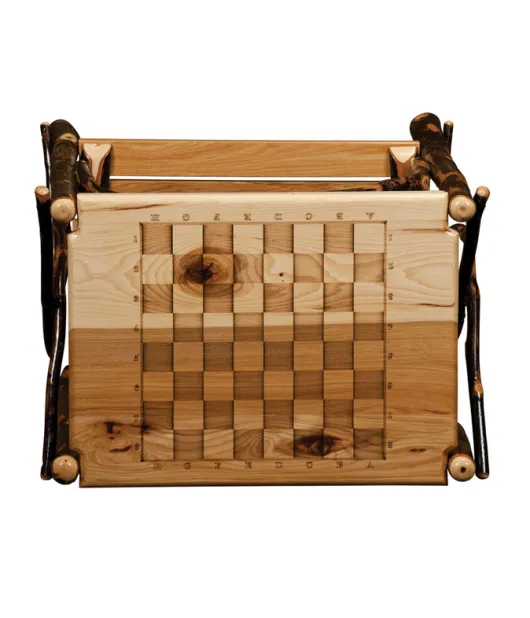 Checkerboard End Table