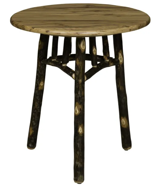 Hickory 22" Round End Table