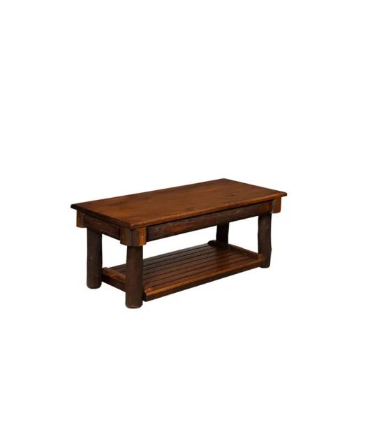 Hickory Coffee Table Solid Lift Top