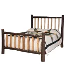 Lumberjack Bed with Shaved Spindles