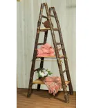 Showcase Ladder with 3 Solid Shelves