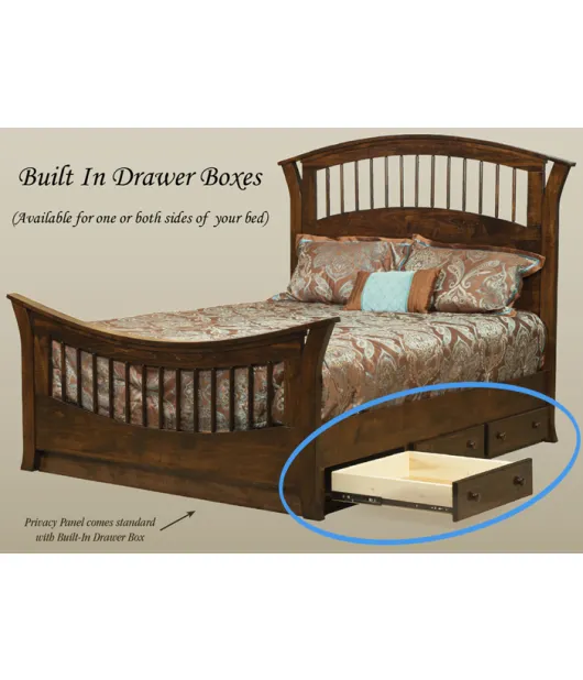 Grandon Bed with 4½" Square Post