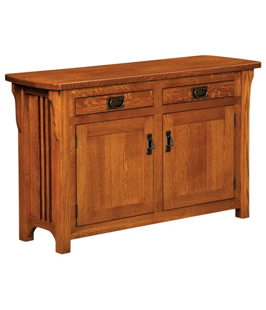 Craftsman Mission Cabinet Occasional Table Set