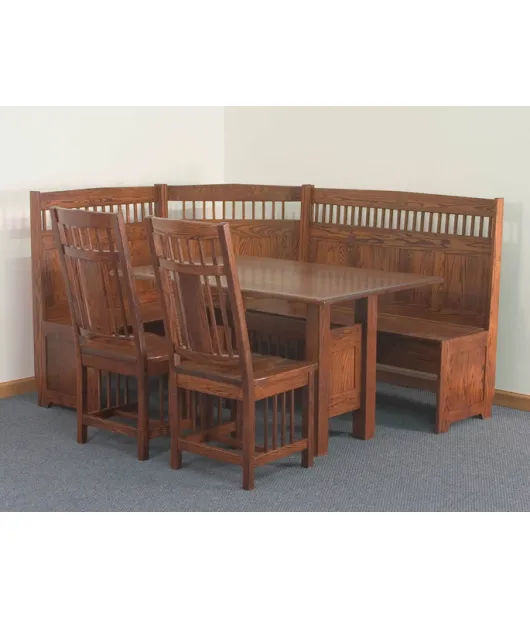 Classic Mission Dining Nook Set