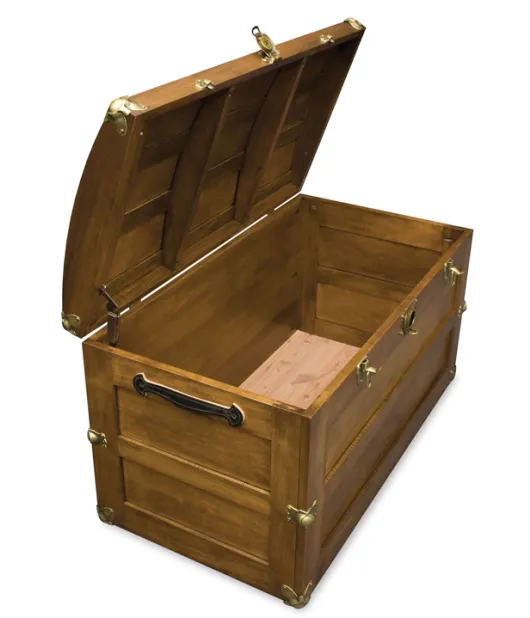 Trunk with Rounded Lid Chest