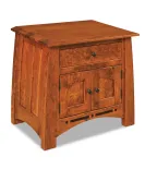 Boulder Creek  1 Drawer 2 Door Night Stand