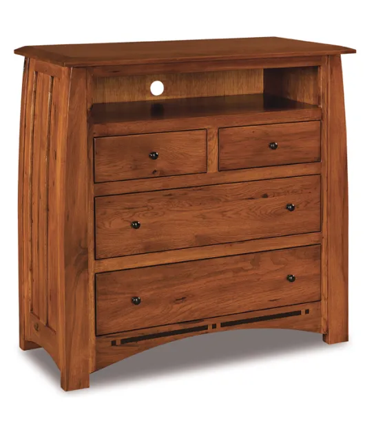 Boulder Creek  4 Drawer Media Chest