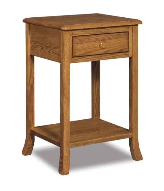 Carlisle  1 Drawer Open Night Stand