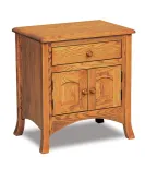 Carlisle  1 Drawer 2 Door Night Stand