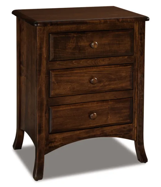 Carlisle  3 Drawer Night Stand