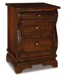 Chippewa Sleigh 3 Drawer Night Stand