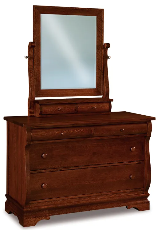 Chippewa Sleigh 4 Drawer Dresser