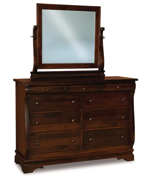 Chippewa Sleigh 58" 9 Drawer Dresser