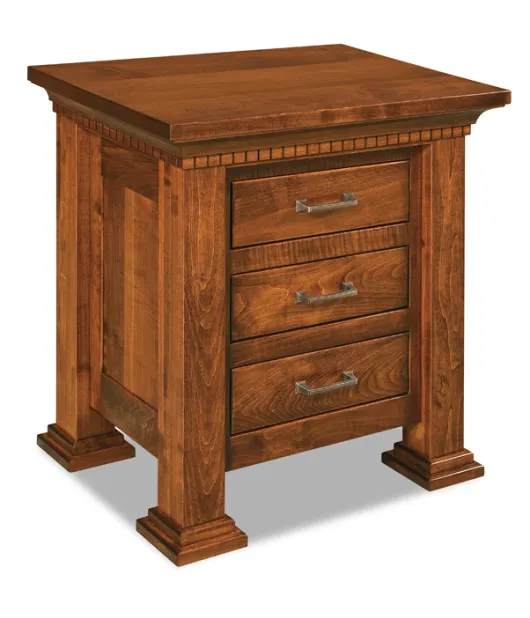 Empire 3 Drawer Night Stand