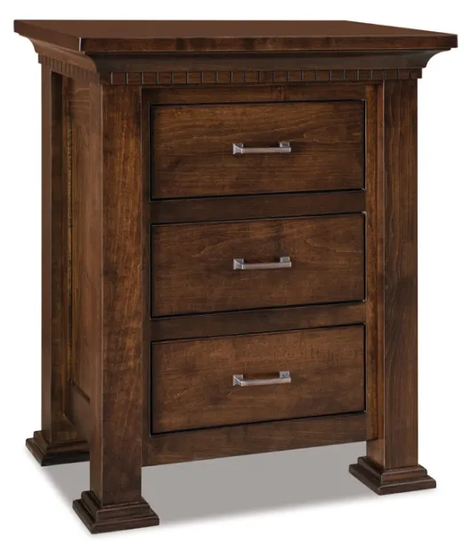 Empire 30" 3 Drawer Night Stand - QUICK SHIP