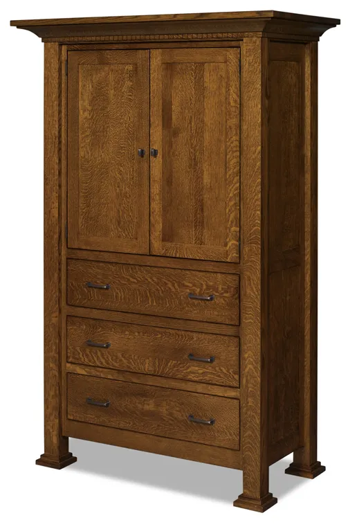 Empire 3 Drawer 2 Door Armoire