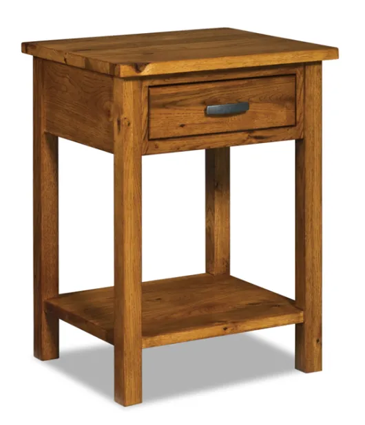 Flush Mission 1 Drawer Open Night Stand