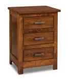 Flush Mission 3 Drawer Night Stand