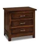 Flush Mission 3 Drawer Night Stand