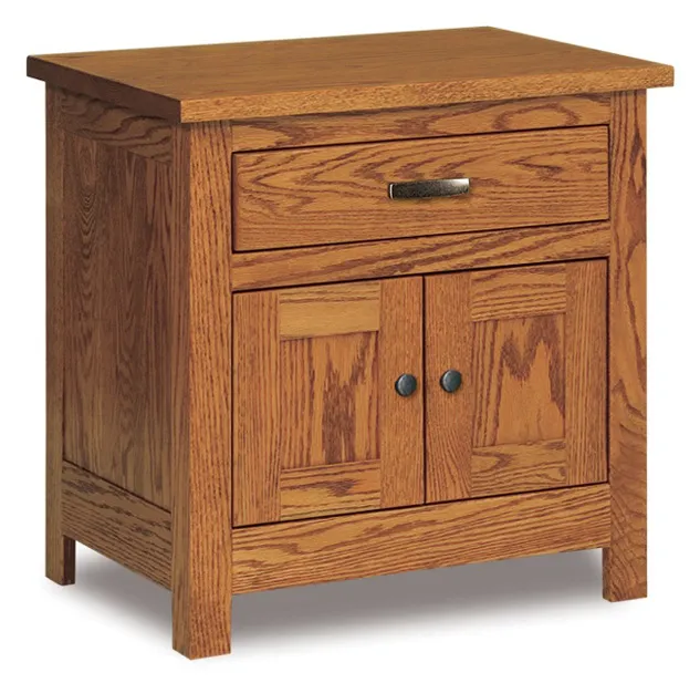 Flush Mission 25" 1 Drawer 2 Door Night Stand