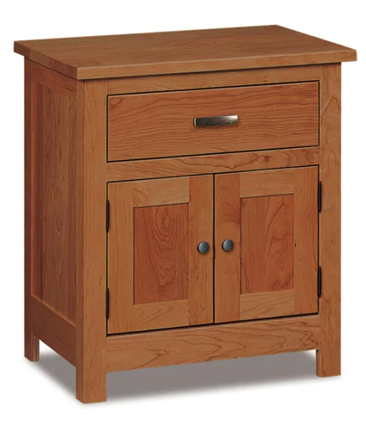 Flush Mission 1 Drawer 2 Door Night Stand