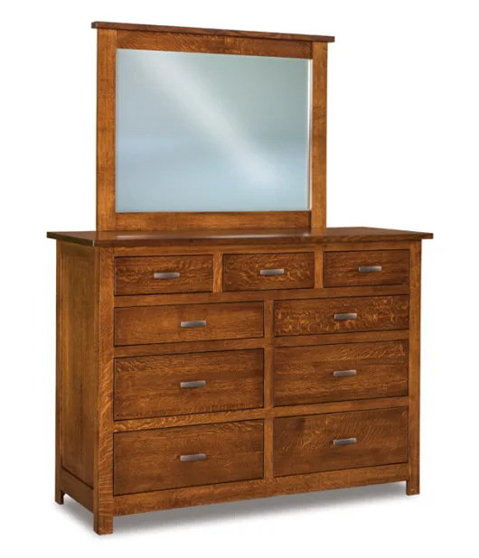 Flush Mission 59" 9 Drawer Dresser