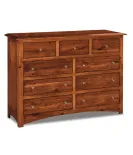 Finland 59" 9 Drawer Dresser - QUICK SHIP