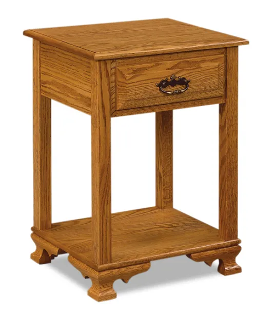 JR Heritage 1 Drawer Open Night Stand