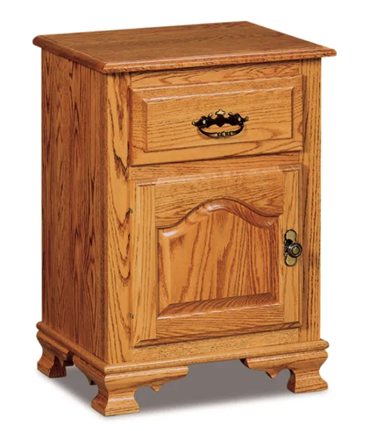 JR Heritage 1 Drawer 1 Door Night Stand