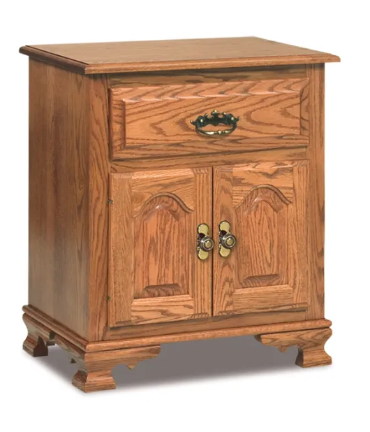 JR Heritage 1 Drawer 2 Door Night Stand