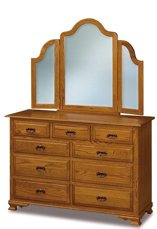 JR Heritage 59" 9 Drawer Dresser