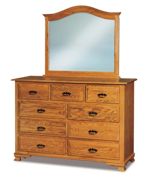 JR Heritage 59" 9 Drawer Mule Dresser