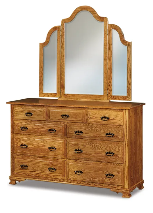 JR Heritage 66" 9 Drawer Dresser