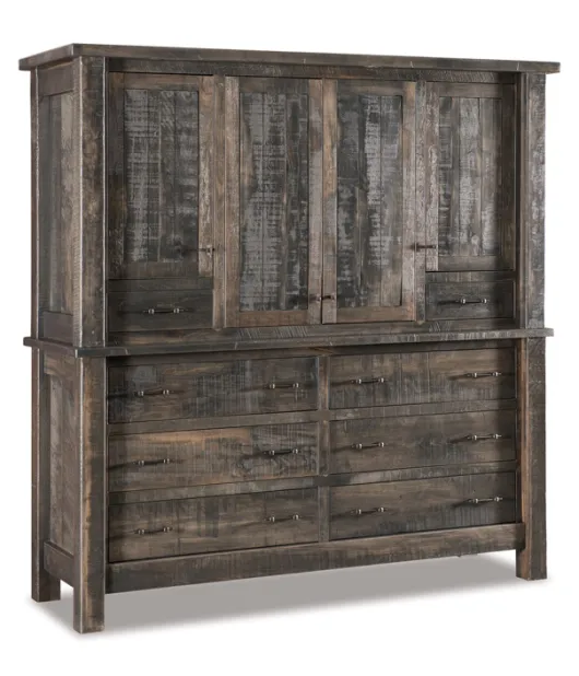 Houston 8 Drawer Mule Chest (2 Piece)