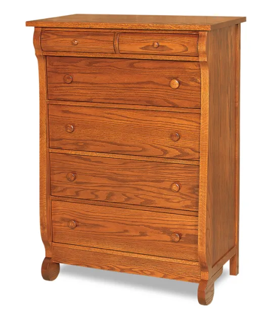 Old Classic Sleigh 6 Drawer Chest