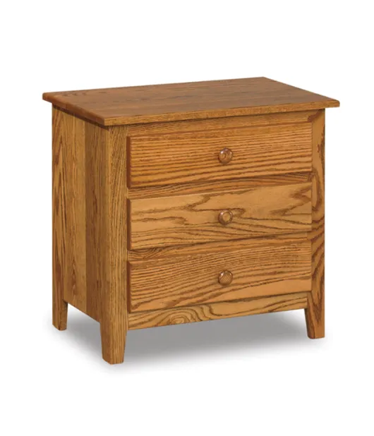 Shaker 3 Drawer Night Stand