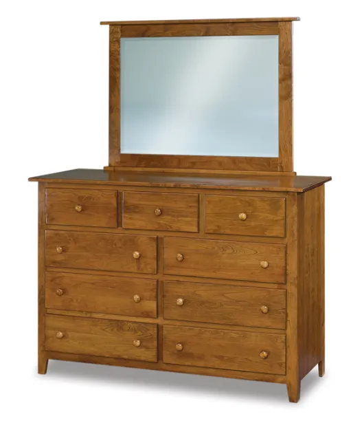 Shaker 59" 9 Drawer Mule Dresser