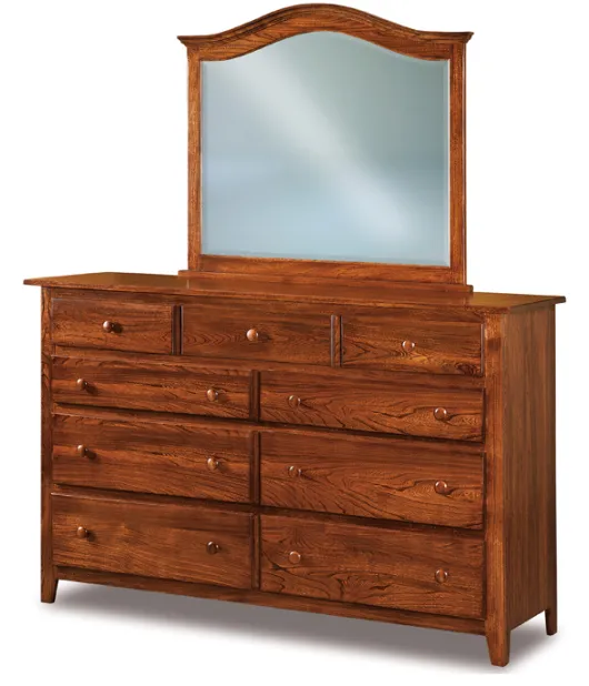 Shaker 66" 9 Drawer Dresser