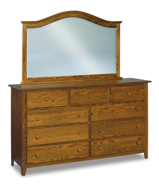 Shaker 72" 9 Drawer Mule Dresser