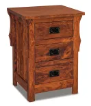 Stick Mission 3 Drawer Night Stand