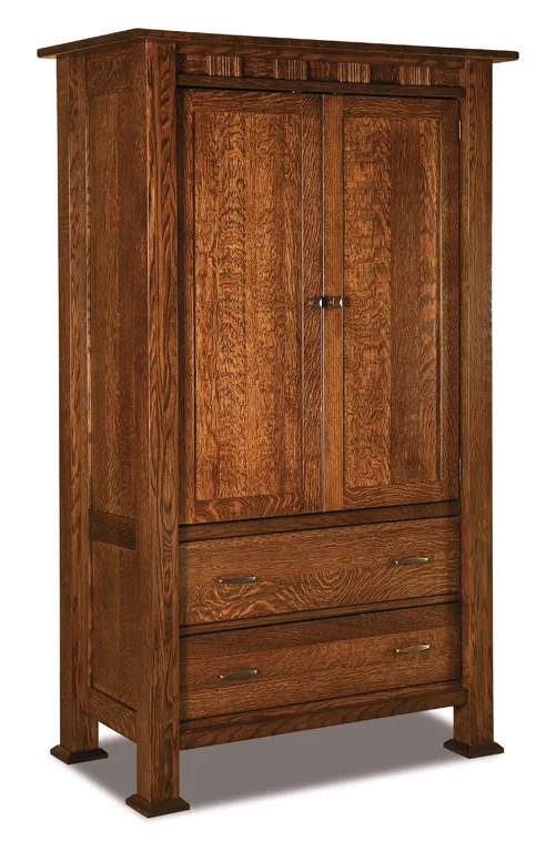 Sequoyah 2 Drawer 2 Door Armoire