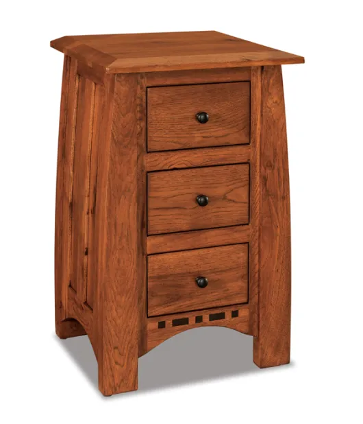 Boulder Creek 18" 3 Drawer Night Stand