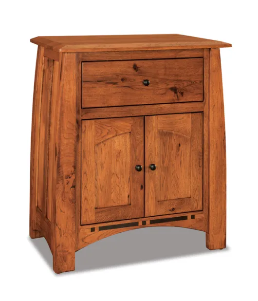 Boulder Creek 30" 1 Drawer 2 Door Night Stand