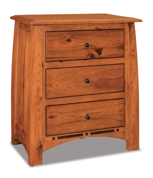 Boulder Creek 30" 3 Drawer Night Stand